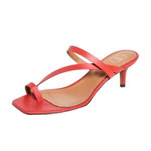 ATP Cremona Chili Red Kitten Heel Sandal Slide New in Box w/Dust Bag